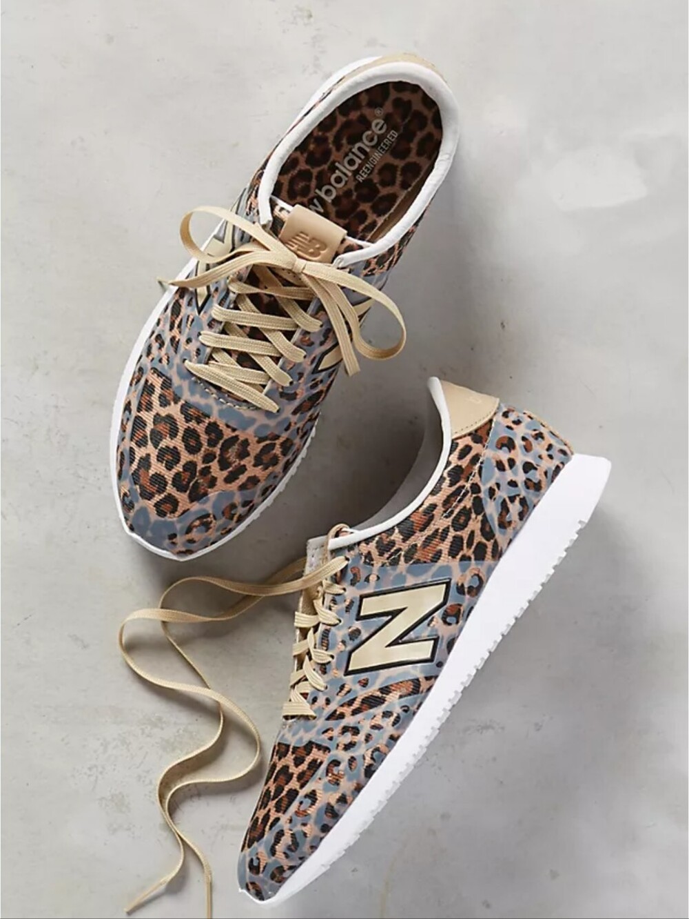 New Balance Tokio 420 Limited Edition Leopard Print Sneakers